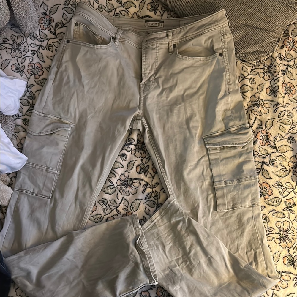 Banana Republic Khaki Cargo Pants